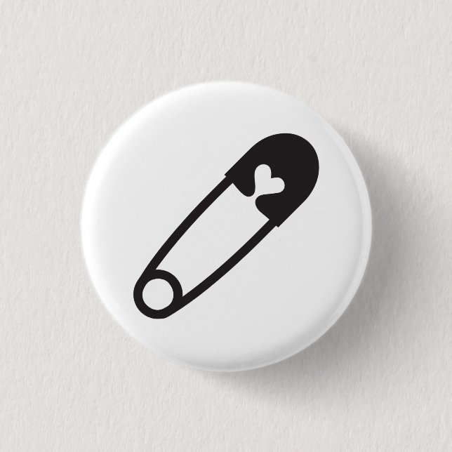 Black Safety Pin (Front)