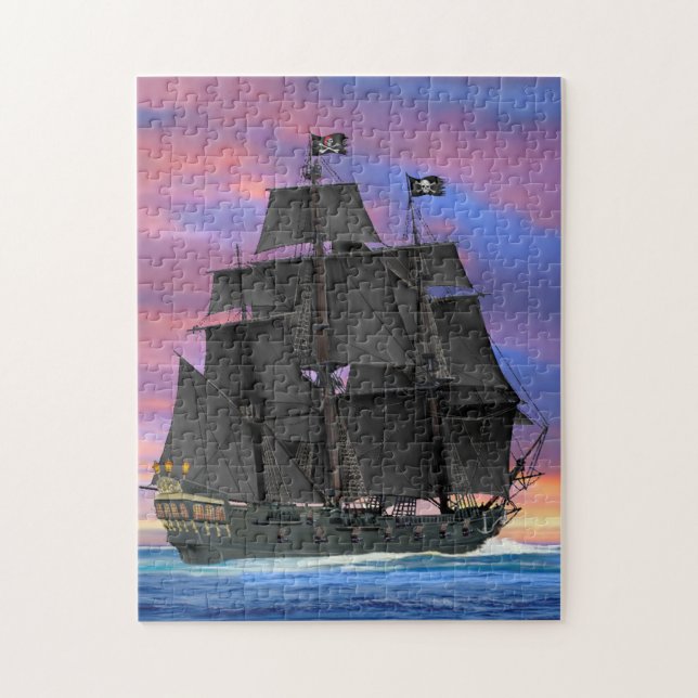Black Sails of the Seven Seas Jigsaw Puzzle (Vertical)