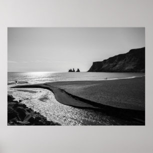 Black sand beach, Reynisfjara - Iceland Poster