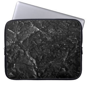 Black sand laptop sleeve
