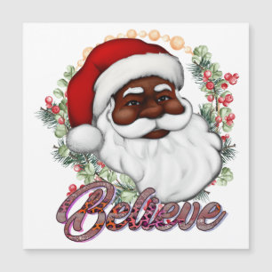 Black Santa Believe Melanin Man Christmas Cheer