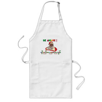 Black Santa Christmas Apron