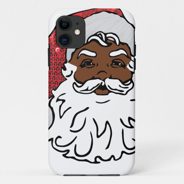 black santa claus Case-Mate iPhone case (Back)
