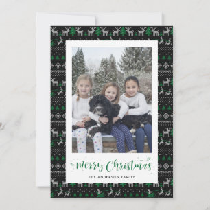 Black Santa Claus Photo Christmas Cards