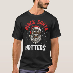 Black Santa Matters Classic T-Shirt