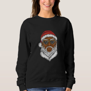 Black Santa Sweatshirt