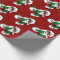 Black Santa Wrapping Paper Custom Christmas Paper