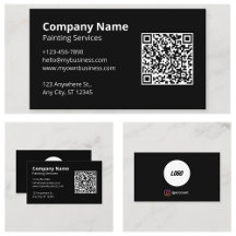 Black Scannable QR Code Painter