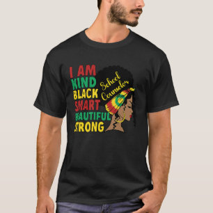 Black School Counsellor African American School Co T-Shirt