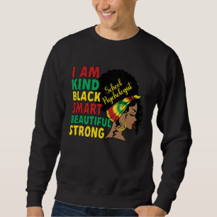 Black School Psych African American School Psychol Sweatshirt