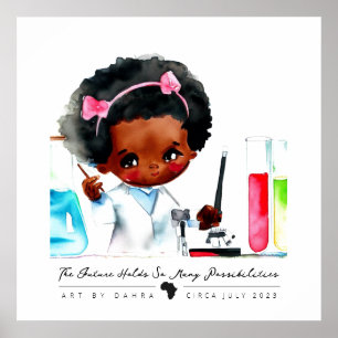 Black Scientist Poster