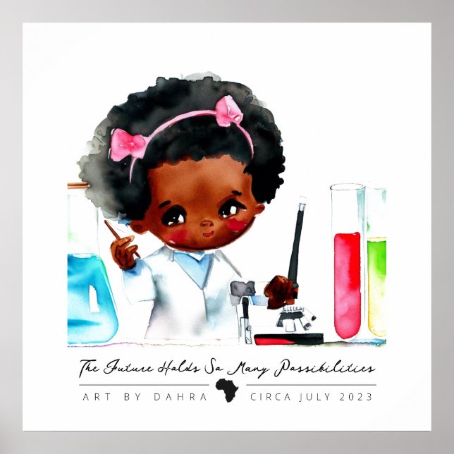 Black Scientist Poster (Front)