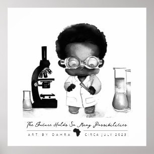 Black Scientist Poster
