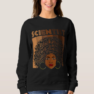 Black Scientists Melanin Women Girl Apparel Americ Sweatshirt
