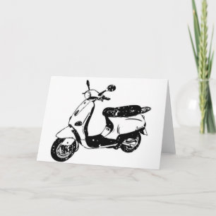 Black Scooter Card
