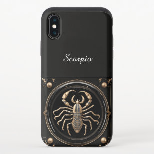 Black Scorpio Zodiac Sign iPhone / iPad case