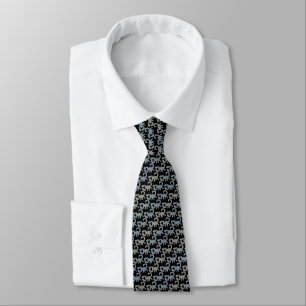 Black Scorpions Tie Armani Grey