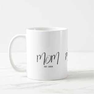 Black Script Established Mum Coffee Mug