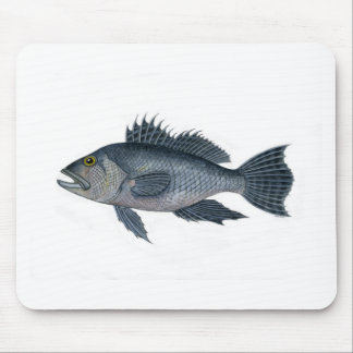 black sea bass 3 signed 2442.jpg mouse pad