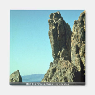 Black Sea, Crimea, Russia rock formation Magnet