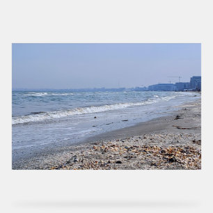Black Sea Mamaia Beach – Constanta Romania Print Acrylic Sign