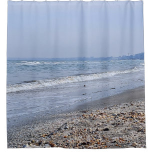 Black Sea Mamaia Beach – Constanta Romania Print Shower Curtain