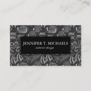 Black Sea Pattern Business Card