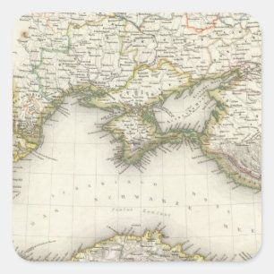 Black Sea Region Square Sticker
