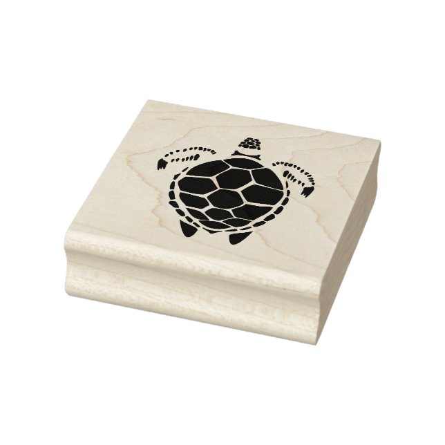 Black Sea Tortoise Shell Rubber Stamp (Stamp)