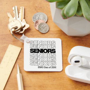 Black Seniors Seniors Seniors Keychain
