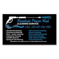 Black Service Pressure Washing Power Cleaning