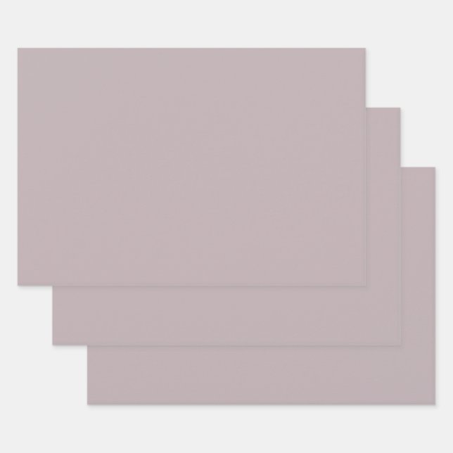 Black Shadows  (solid colour)  Wrapping Paper Sheet (Set)