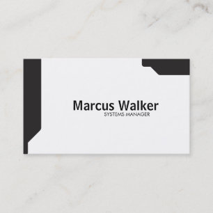 Black Shapes Business Card