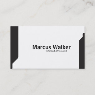 Black Shapes variation 2 Business Card