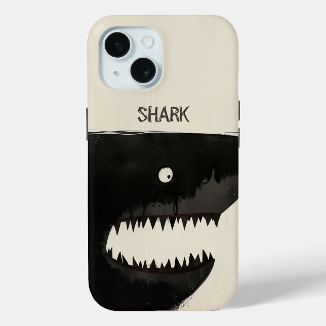 Black Shark Case-Mate iPhone Case (Back)