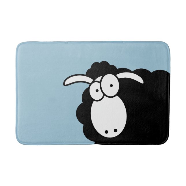 Black Sheep Bath Mat (Front)