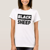 Black Sheep Bold Typography Rebel Entourage Art