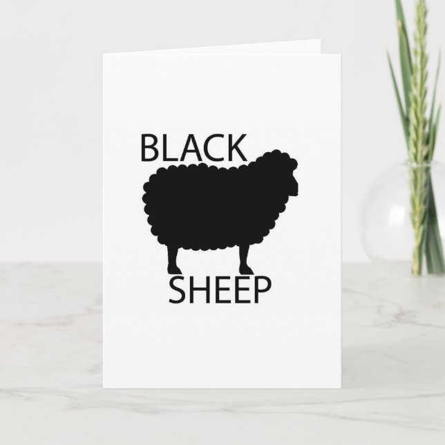 Black Sheep Card (Front)