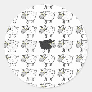 Black Sheep Classic Round Sticker
