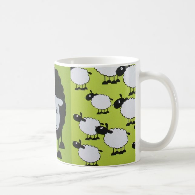 black sheep coffee mug (Right)