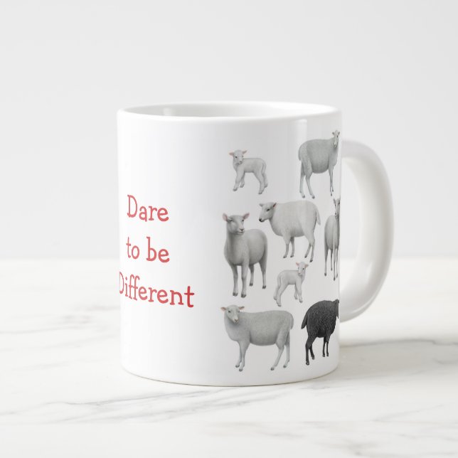 Black Sheep Dare to be Different Speciality Mugs (Front Right)
