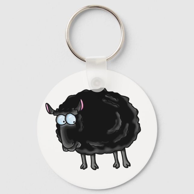 Black sheep key ring (Front)