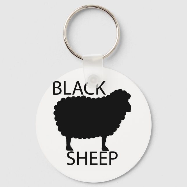 Black Sheep Key Ring (Front)