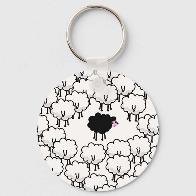 Black Sheep Key Ring (Front)