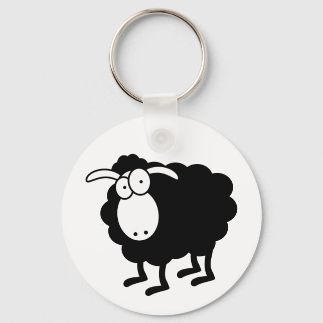 Black Sheep Key Ring (Front)