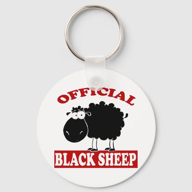 Black Sheep Key Ring (Front)