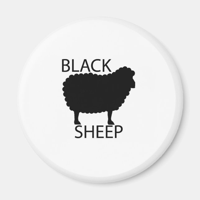 Black Sheep Magnet (Front)