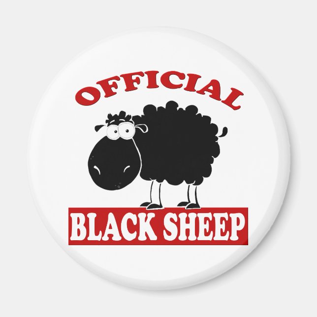 Black Sheep Magnet (Front)