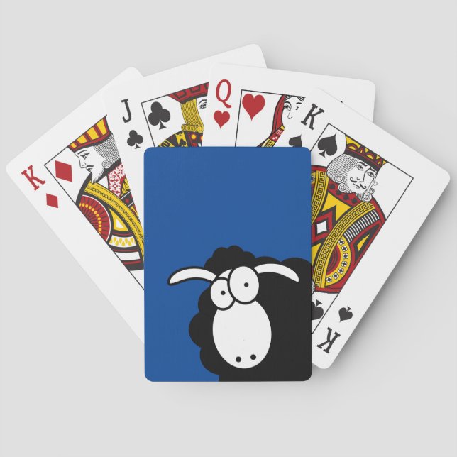 Black sheep playing cards (Back)