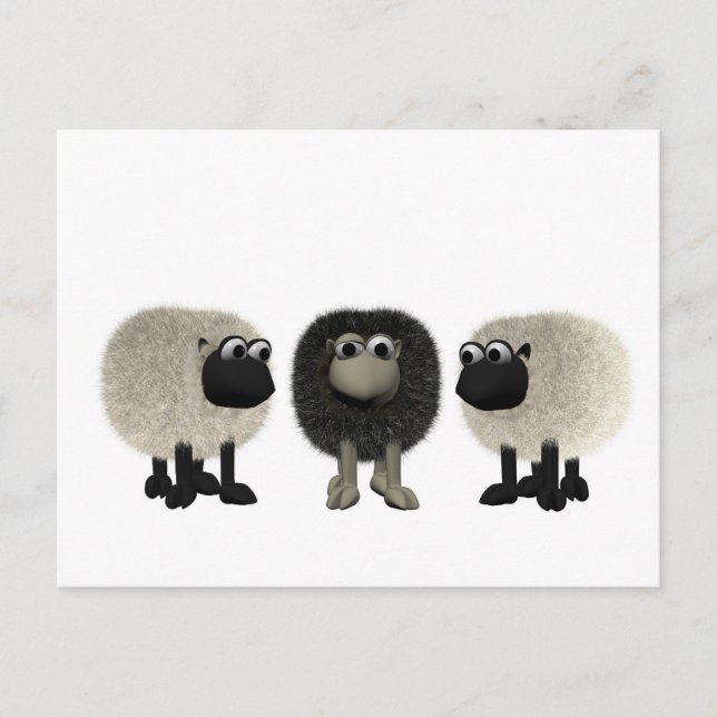 black sheep postcard (Front)